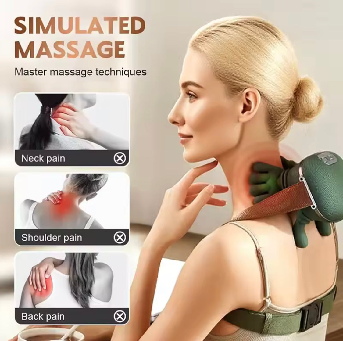 Premium Heated Neck & Shoulder Massager
