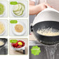 MULTIFUNCTIONAL VEGETABLE CUTTER WITH DRAIN BASKET