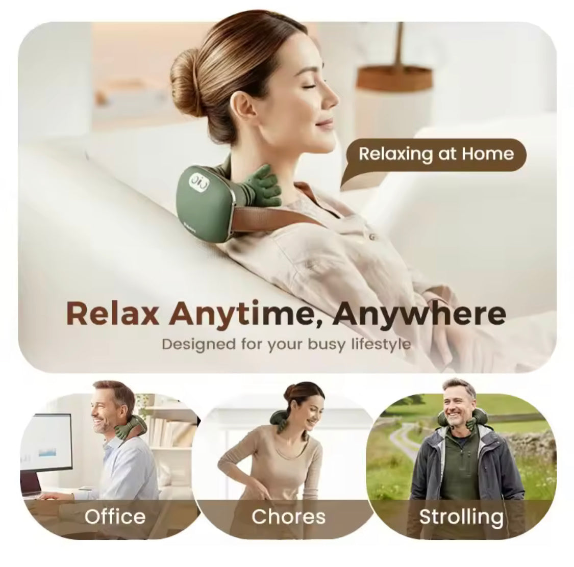 Premium Heated Neck & Shoulder Massager